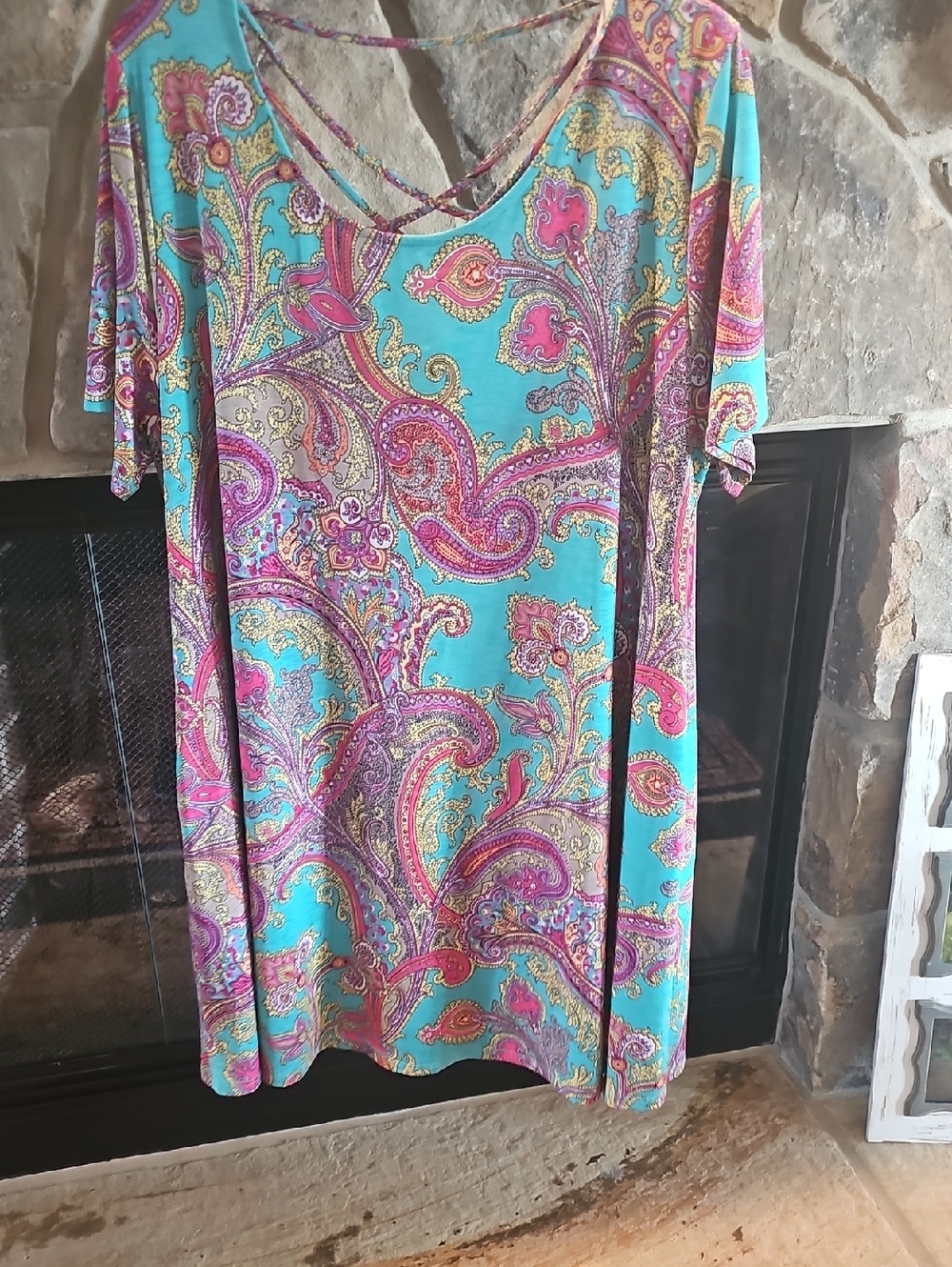 Cute Paisley Discount Diva Tunic XL